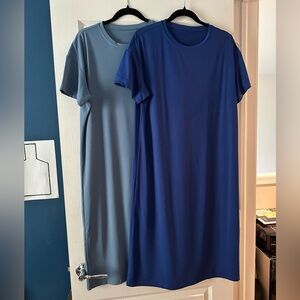 Elegant Blue Women's Dress